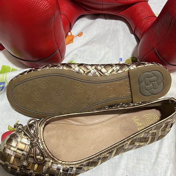 Elliott Lucca Golden & sliver shoes 👞 - Picture 4 of 6